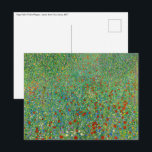 Cartão Postal Gustav Klimt - Campo Poppy<br><div class="desc">Poppy Field / Field of Poppies - Gustav Klimt,  Oil on Canvas,  1907</div>