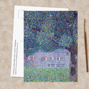 Cartão Postal Gustav Klimt - Casa de Campo na Alta Áustria
