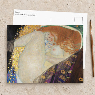 Cartão Postal Gustav Klimt - Danae