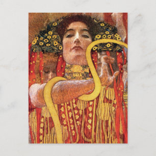 Cartão Postal Gustav Klimt - Deusa Médica de Higieia