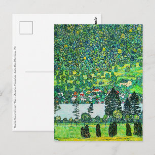 Cartão Postal Gustav Klimt - Encosta de Montanha em Unterach