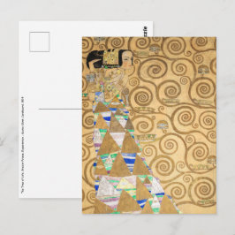 Cartão Postal Gustav Klimt - Expectativa, Frieze Stoclet