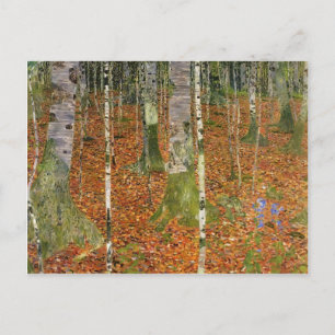 Cartão Postal Gustav Klimt - Farmhouse com Birch Trees
