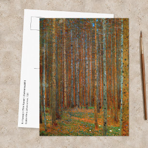 Cartão Postal Gustav Klimt - Floresta de Pinheiros Tannenwald