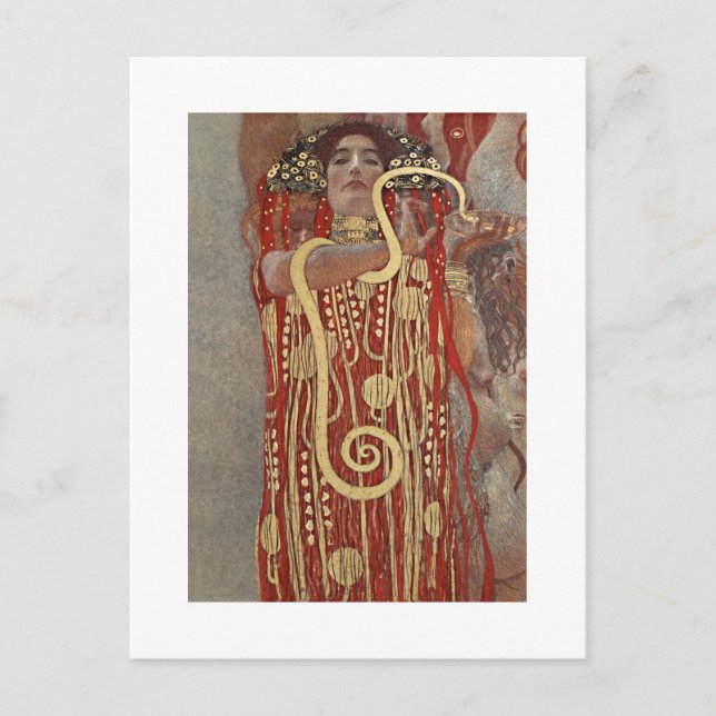CARTÃO POSTAL: GUSTAV KLIMT: HIGIEIA: 1907 (Frente)
