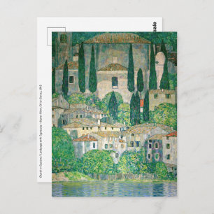 Cartão Postal Gustav Klimt - Igreja em Cassone