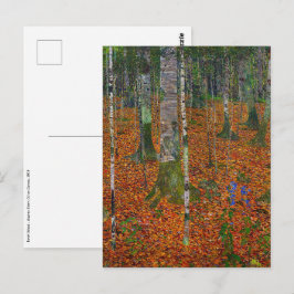 Cartão Postal Gustav Klimt - Madeira de Bétula