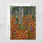 Cartão Postal Gustav Klimt - Madeira de Birch<br><div class="desc">Birch Wood - Gustav Klimt,  Oil on Canvas,  1903</div>