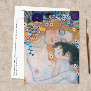 Cartão Postal Gustav Klimt - Mãe e Filho