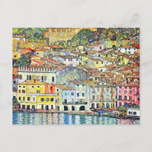 Cartão Postal Gustav Klimt Malcena No Gardasee