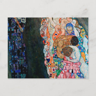 Cartão Postal Gustav Klimt - Morte E Vida