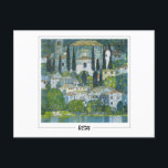 Cartão Postal Gustav Klimt nº 24 - Cartão-postal de arte<br><div class="desc">Gustav Klimt - Igreja Em Cassone 1913. Cartaz de arte e assinatura nº 24 da Zedign House. Para obter mais imagens e designs do Gustav Klimt - Pinturas e Desenhos, visite https://books.zedign.com/zas/166.html</div>