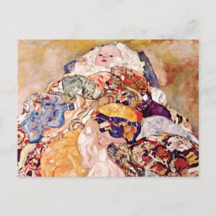 Cartão Postal Gustav Klimt - O Berço - Recém-Nascido