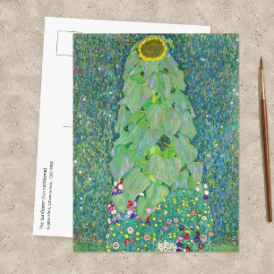 Cartão Postal Gustav Klimt - O Girassol