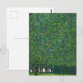 Cartão Postal Gustav Klimt - O Parque