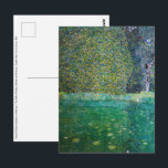Cartão Postal Gustav Klimt - Parque de Schloss Kammer am Atterse<br><div class="desc">Lago de Schloss Kammer no Attersee / O Parque de Schloss Kammer am Attersee - Gustav Klimt,  Óleo sobre Tela,  1910</div>
