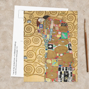 Cartão Postal Gustav Klimt - Realização, Stoclet Frieze