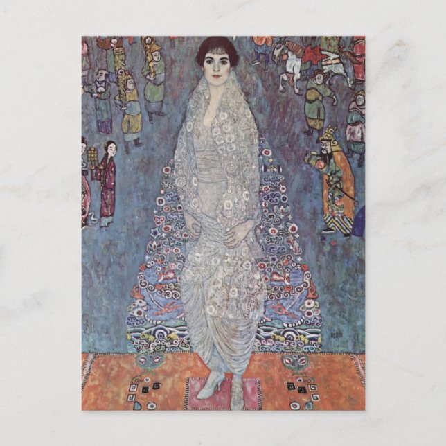 Cartão Postal Gustav Klimt - Retrato da Baronesa Bachofen-Echt (Frente)