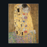 Cartão Postal Gustav Klimt | The Kiss, 1907-08<br><div class="desc">The Kiss,  1907-08 | por Gustav Klimt | Art Location: Osterreichische Galerie Belvedere,  Viena,  Áustria | Artista Austríaco | Número da coleção de imagens: XAM601</div>