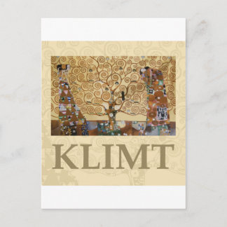 Cartão Postal Gustav Klimt Tree Of Life