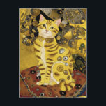 Cartão Postal Gustav Klimt, uma colher de gato giro, Gustav klim<br><div class="desc">Gustav Klimt, uma colher de gato giro de ouro, Gustav klimt art Imagine uma fusão deliciosa de encanto felino e grandeza artística. Este trabalho de arte desmascara o estilo ouro de Gustav Klimt, apresentando uma cena longe das figuras normais. No centro da atenção está um gato cativo e bonitinho, seu...</div>