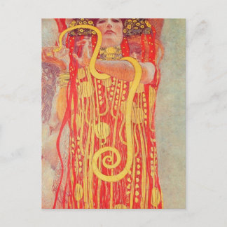 Cartão Postal Gustav Klimt-University of Viena - Pintura no teto