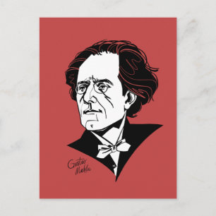Cartão Postal Gustav Mahler