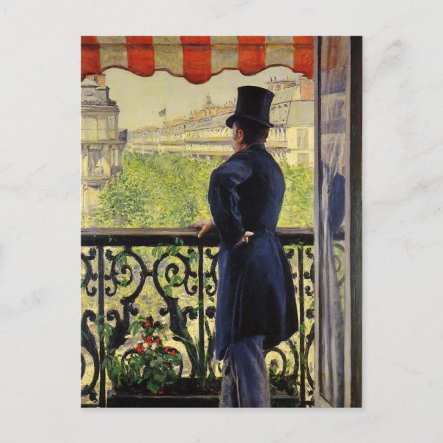 Cartão Postal Gustave Caillebotte (Frente)