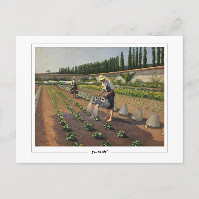 Cartão Postal Gustave Caillebotte #137 - Arte Fina (Frente)