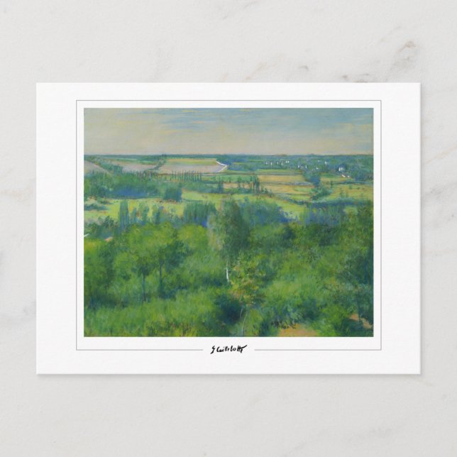 Cartão Postal Gustave Caillebotte #146 - Belas Artes (Frente)