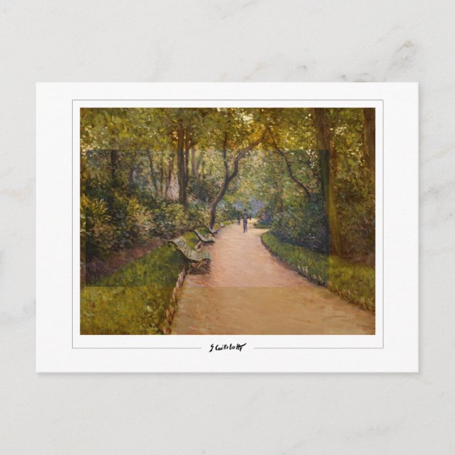 Cartão Postal Gustave Caillebotte #74 - Belas Artes (Frente)