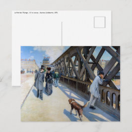 Cartão Postal Gustave Caillebotte - A Ponte da Europa