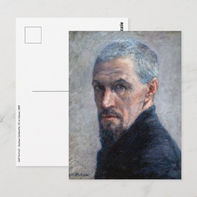 Cartão Postal Gustave Caillebotte - Autorretrato (Frente/Verso)
