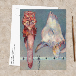 Cartão Postal Gustave Caillebotte - Cabeça de Bezerro e Língua d