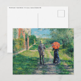 Cartão Postal Gustave Caillebotte - O Caminho Íngreme