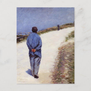 Cartão Postal Gustave Caillebotte - Pere Magloire na Estrada