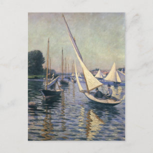 Cartão Postal Gustave Caillebotte - Regatta em Argenteuil