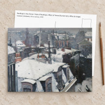 Gustave Caillebotte - Telhados na Neve