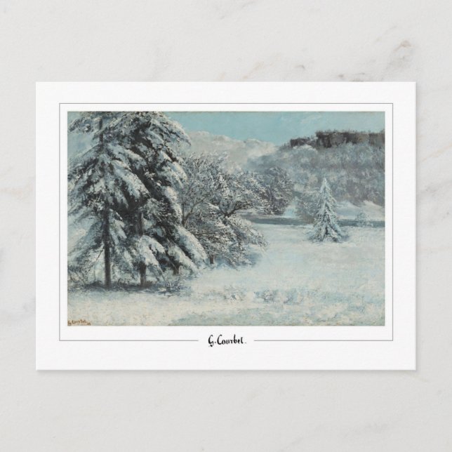 Cartão Postal Gustave Courbet #666 - Belas Artes (Frente)