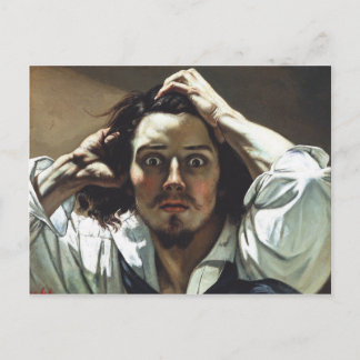 Cartão Postal Gustave Courbet - Autorretrato do homem desesperad