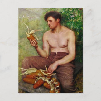 Cartão Postal Gustave Courtois Trieur de Mais