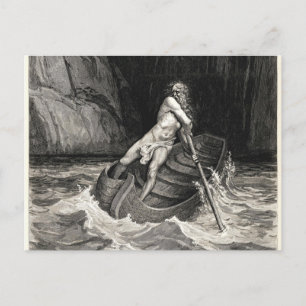 Cartão Postal Gustave Dore - Dante Alighieri - Inferno