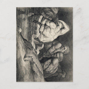 Cartão Postal Gustave Doré's Os Titans