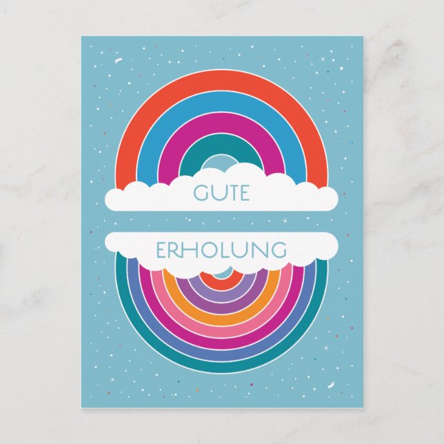 Cartão Postal Gute Erholung (Frente)