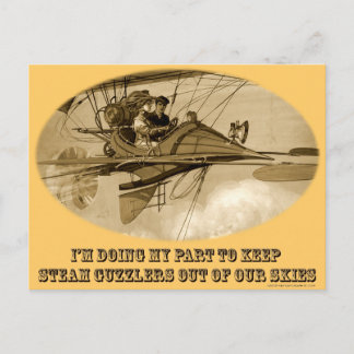 Cartão Postal Guzzlers a vapor