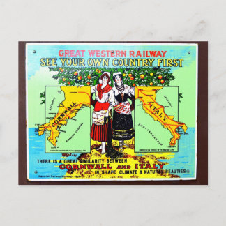 Cartão Postal GWR vê seu próprio país primeiro anúncio