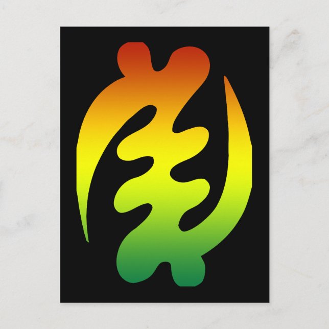 CARTÃO POSTAL GYE NYAME (Frente)