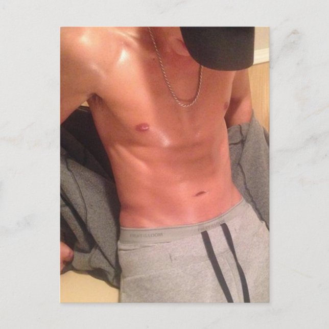 Cartão Postal Gym Stud (Frente)