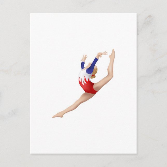 Cartão Postal Gymnast (Frente)