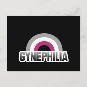Cartão Postal Gynephilia Pride